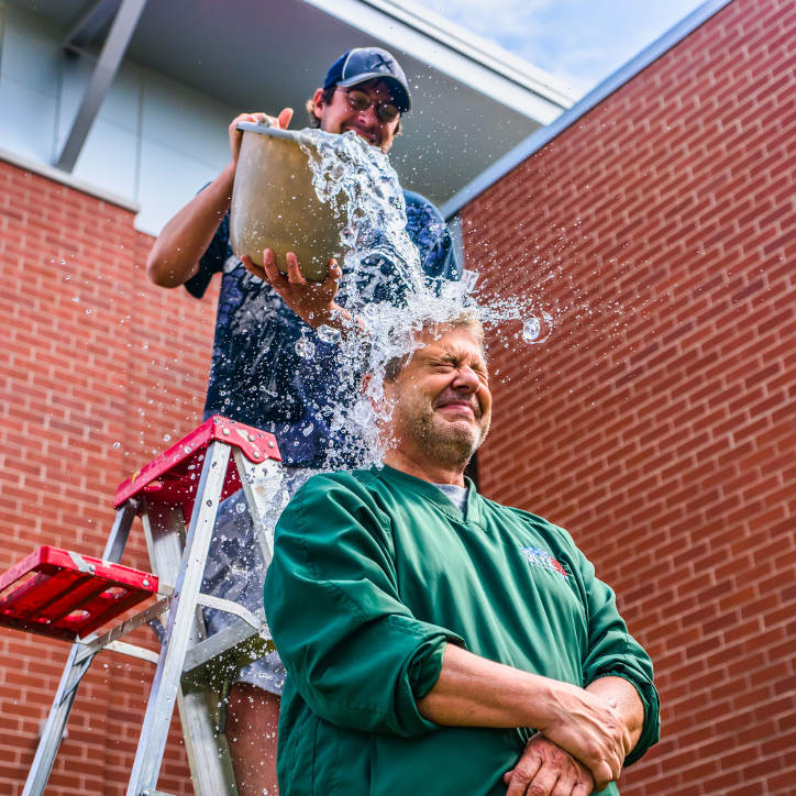 Patrick Frayne's ALS ice bucket challenge