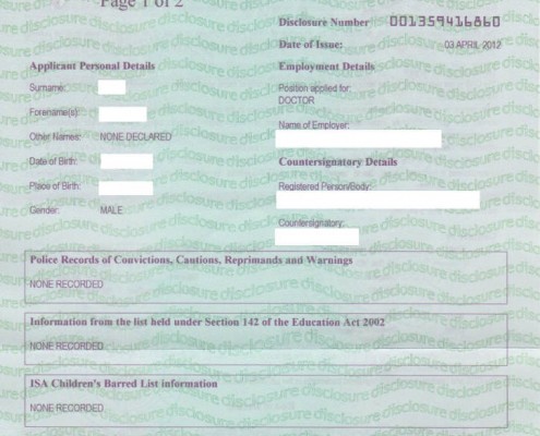changes to CRB criminal records bureau min