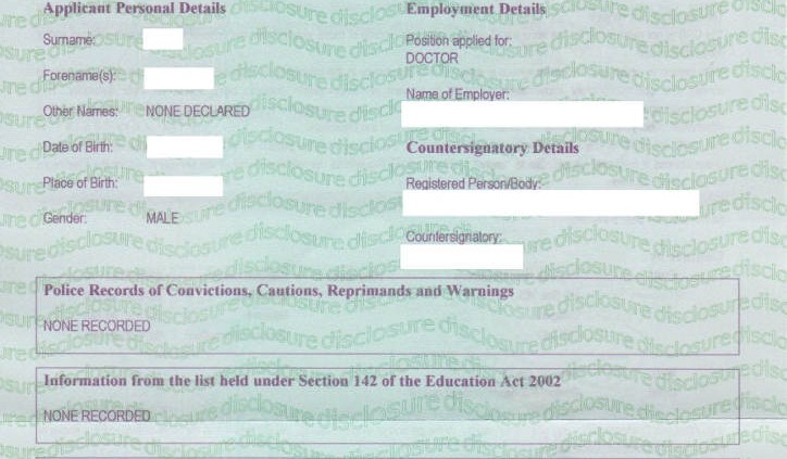 changes to CRB criminal records bureau min