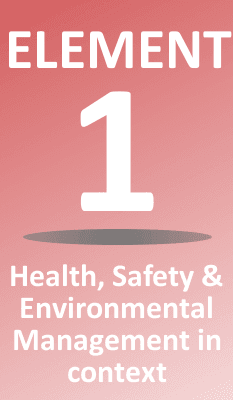 Element 1 Health, Safety and Environmental Management