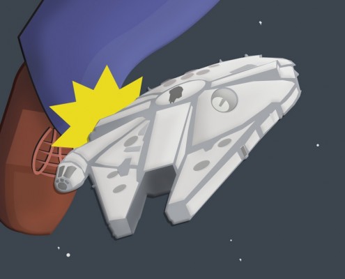 Harrison Ford breaks leg on Millennium Falcon