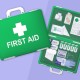 What is in your first aid box? image