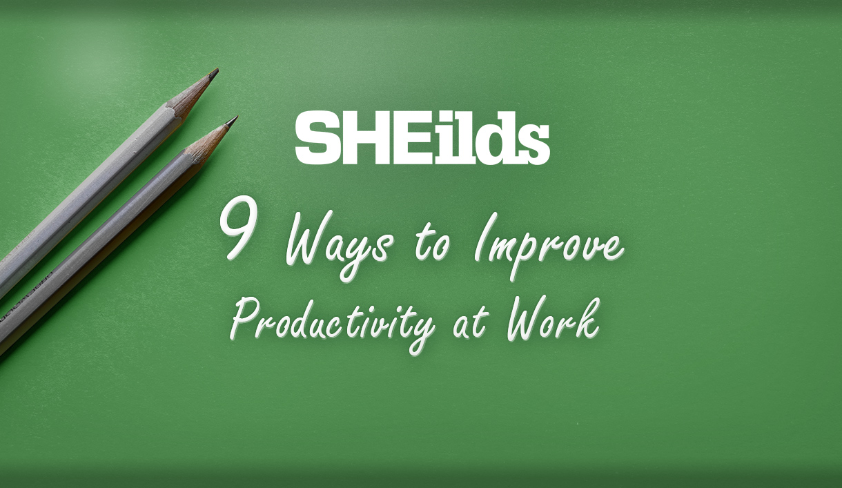 Ways to improve productivity at work