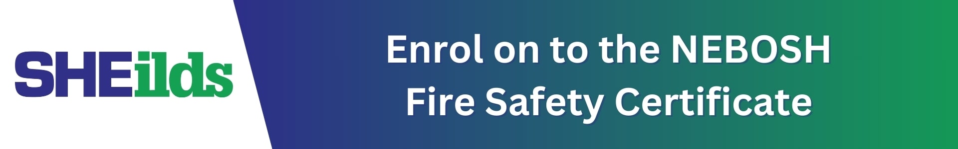 Enrol on the NEBOSH Fire Safety Certificate
