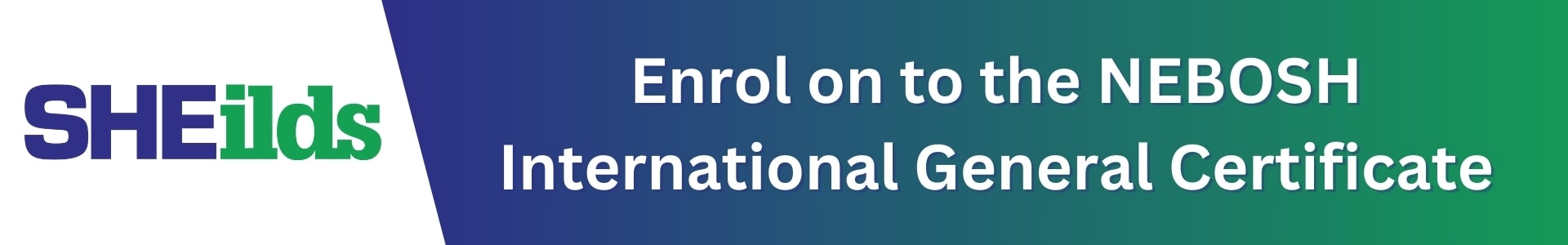Enrol on the NEBOSH International General Certificate