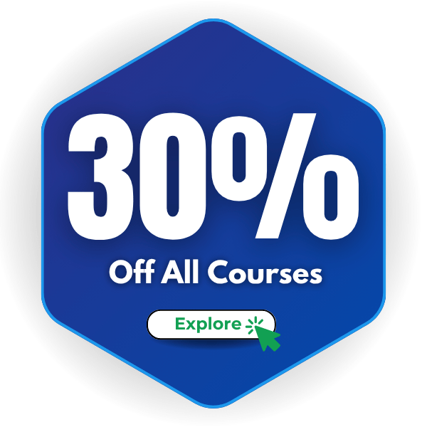 Save 30% Off All Courses