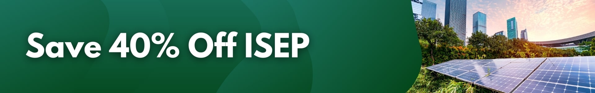 Save 40% Off ISEP Courses