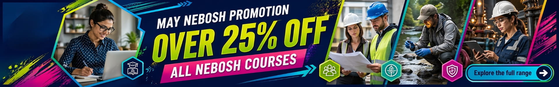 Save Over 25 Off NEBOSH Courses